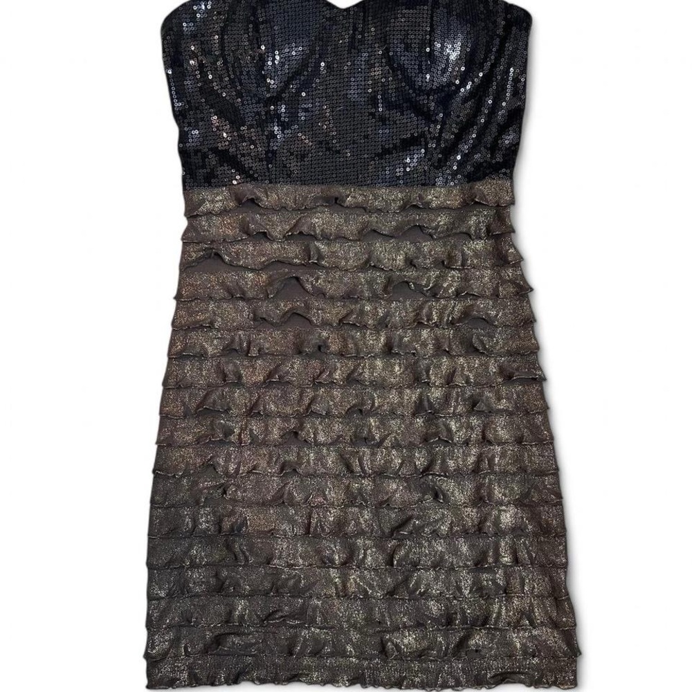 F21 Black and Gold mini Dress